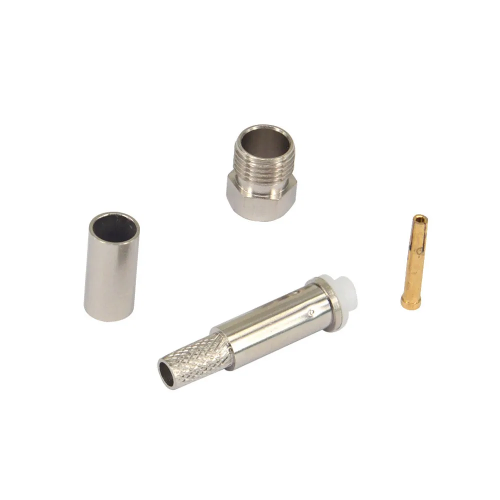 FME обжимной гнездовой коаксиальный разъем RF для RG316 RG174 RG58 RG142 LMR195|connector crimp|connector