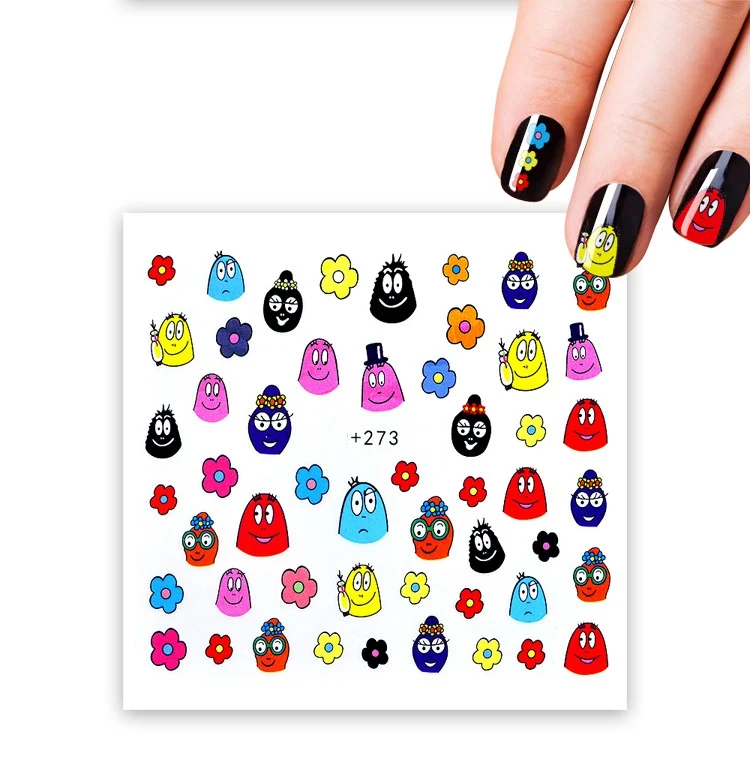 

Stickers for Nails Water Decals Cute Lovely Nail Slider Art design Decoration Manicure Foil Adhesive Wraps Pegatinas