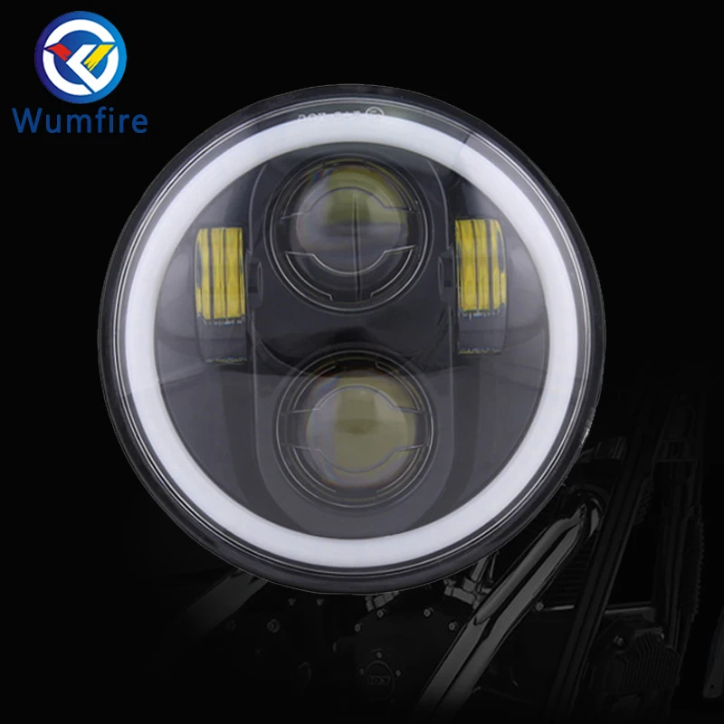 Buy LED Motorbike Auxiliary HeadLights 5.75" LED