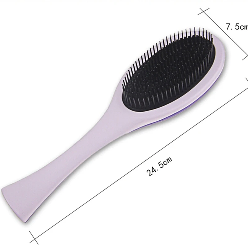 Расческа для салонов, 1 шт., Антистатическая ручка, распутывающая расческа, термостойкие массажные расчески для волос