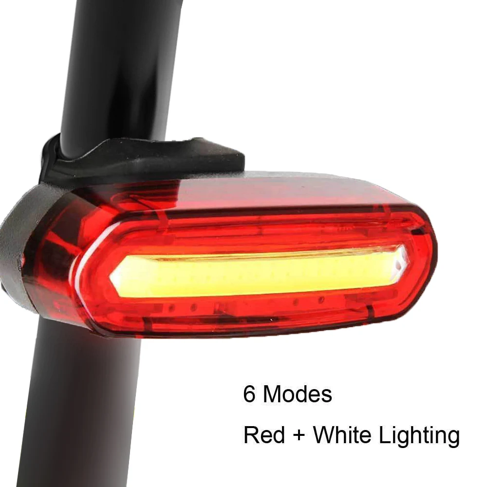 

Bike Taillight 5 Color Light USB Rechargeable Waterproof MTB Road Bike Tail LED Lights Back Lamp Bicycle Accessories For Bicycle