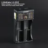 LiitoKala Lii-202 Li-ion NiMH Liepo4 USB Battery Charger for 10440/17670/18490/16340 (RCR123)/14500/18350/18650,mobile power ► Photo 1/4