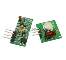 1 lote = 5 par (10 pces) 433mhz rf transmissor e receptor módulo link kit para wl diy 433mhz sem fio