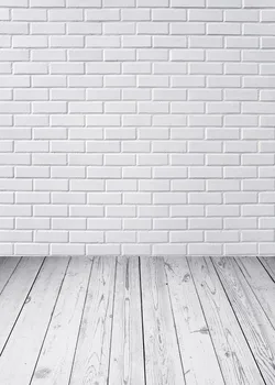 

Customize washable wrinkle free white brick wall photography backdrops for wedding kids photo studio portrait backgrounds S-1112