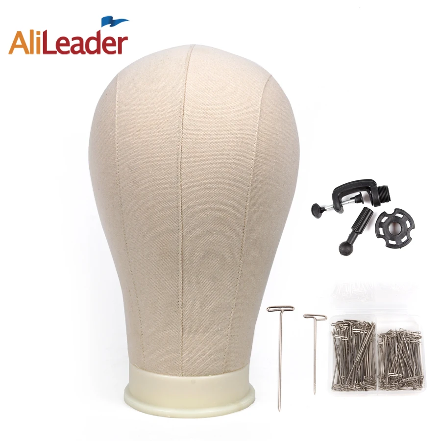 Alileader 2" /22"/2" /24"/2" белый холст блок манекен голова хлопок холст голова для изготовления парика бесплатные подарки