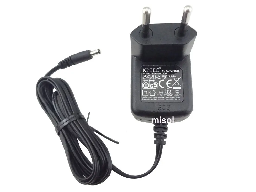 

EU 5V 1.5A 100-240v Power adapter AC-DC EU plug 3.5*1.35*7mm, CE, GS, RoHS