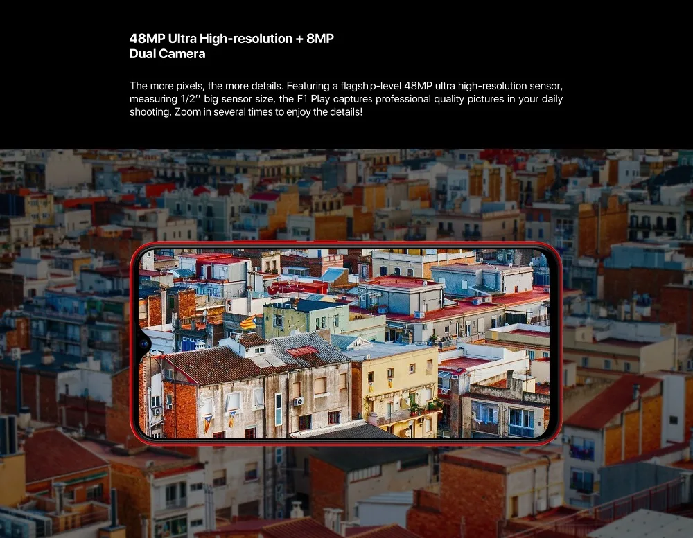 Top UMIDIGI F1 Play 48MP Camera 6GB 64GB Android 9.0 Cell Phone 6.3" FHD+ Helio P60 Fast Charge Dual 4G Fingerprint Unlock Mobile 3 Top UMIDIGI F1 Play 48MP Camera 6GB 64GB Android 9.0 Cell Phone 6.3" FHD+ Helio P60 Fast Charge Dual 4G Fingerprint Unlock Mobile 3