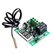 Modules W1209 Digital LED DC 12V Heat Cool Temp Thermostat Temperature Control Switch Module On/Off Controller Board+NTC Sensor