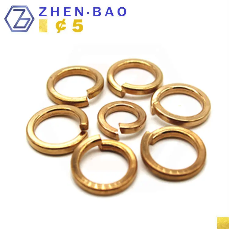 M5 , 50pcs bronze elastic washer , chinese Spring Washers china