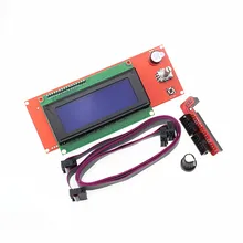 Продвижение 3D Комплект Принтера Reprap Смарт Части Контроллера Дисплея Reprap Рампы 1.4 2004 ЖК LCD 2004 Управления