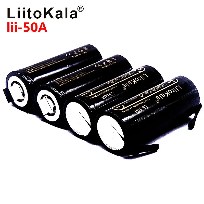 Аккумулятор liitokala 26650 Аккумулятор liitokala 26650