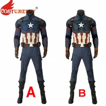 CostumeBuy Мстители 4 Капитан Америка Стив костюм для комиксов костюм Мстители эндшпиль костюм L920