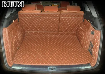

Top quality mats! Special car trunk mats for Audi Q5 2017-2009 waterproof cargo liner mat boot carpets for Q5 2013,Free shipping