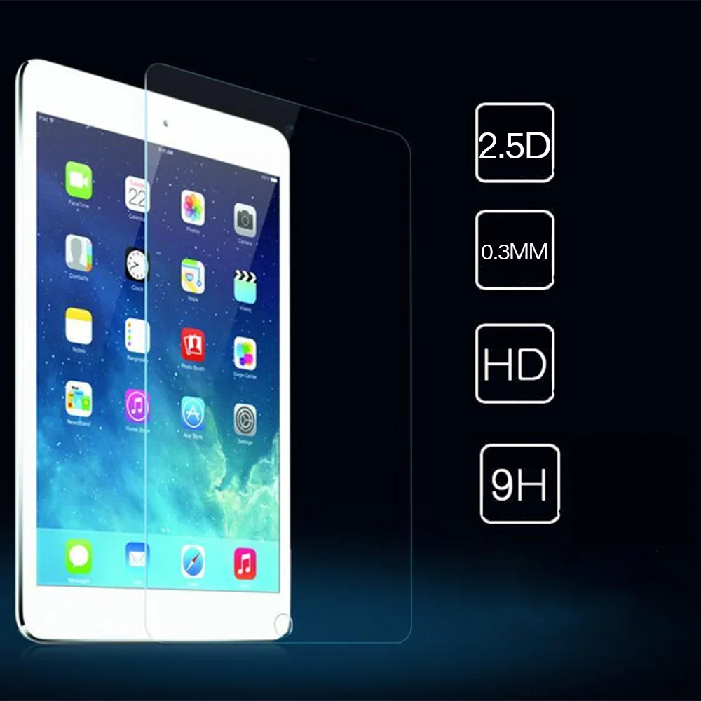 Transparent 0.3mm 2.5D HD Tempered Glass Screen Protector for Apple