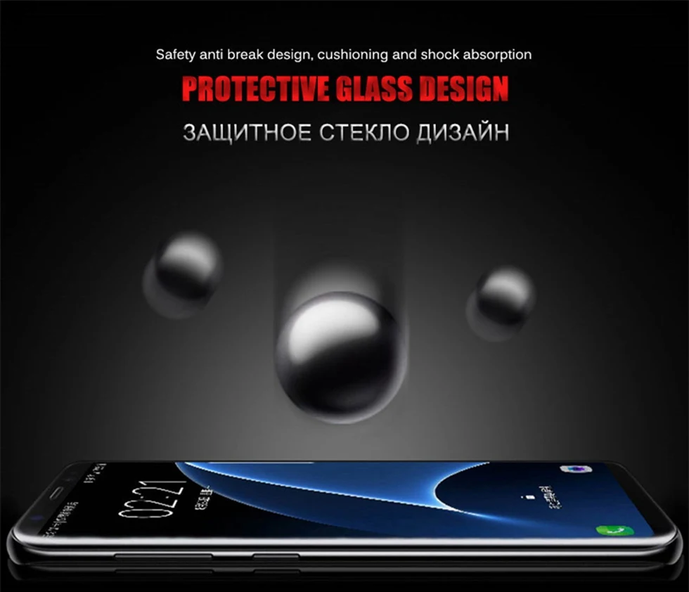 Reaoom 5D Full Cover for Samsung Galaxy J3 Pro Glass Tempered Glass Curved Protective Film for Samsung J3 Pro Screen Protector   (4)