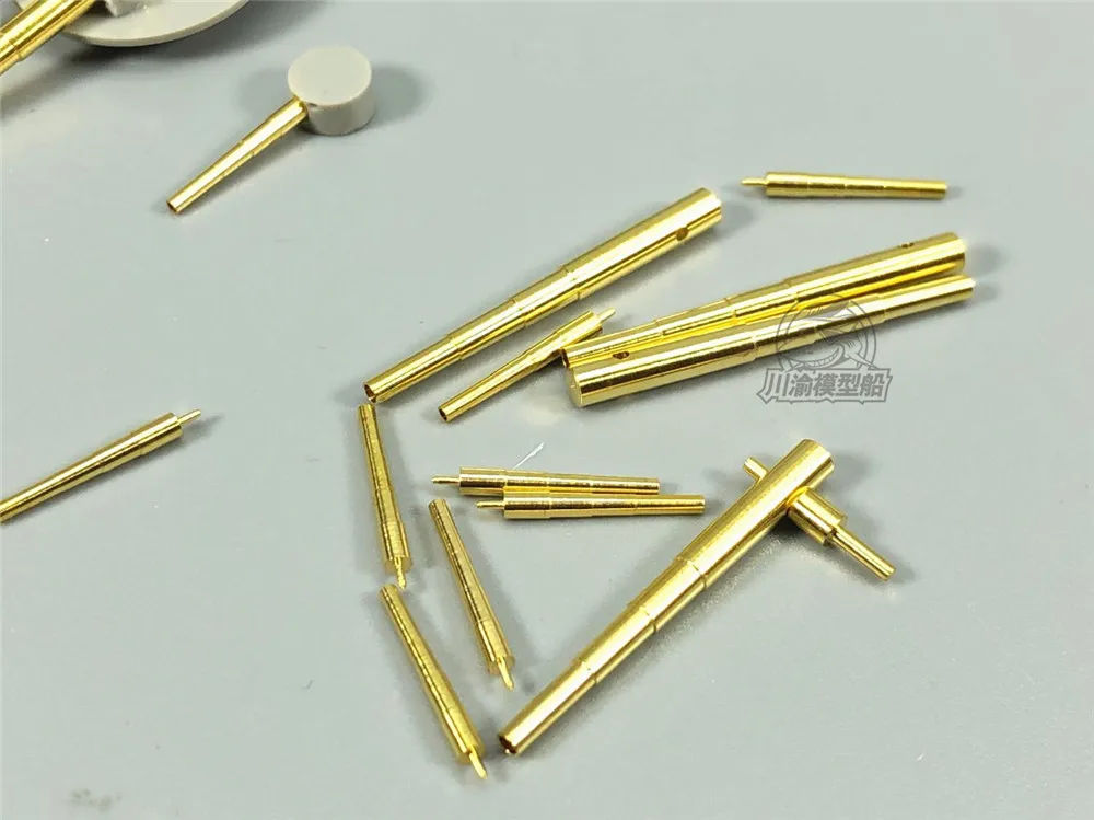 1/350 Scale Schleswig-Holstein Brass Barrels for Trumpeter 05354/05355 Model TMW00016