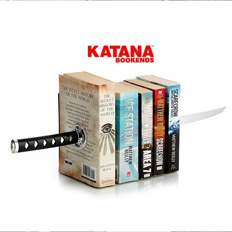 Креативный блокнот катана, меч самурая магнитный металлический магнитный органайзер для стола для школьных канцелярских принадлежностей украшения ниндзя