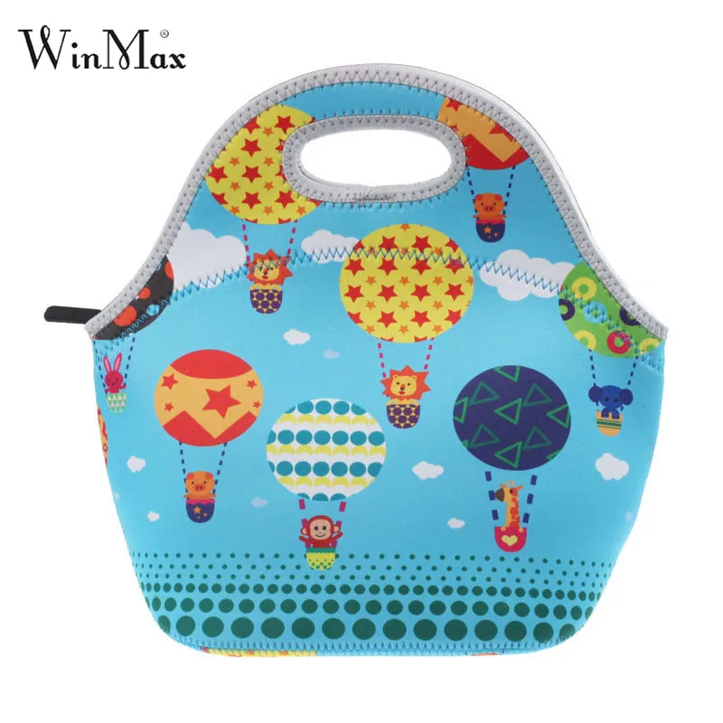 

Winmax Factory outlet Waterproof Warm Heat Insulation Neoprene Lunch Bag Food Container Thicken kids Baby Thermal Lunch Hand Bag