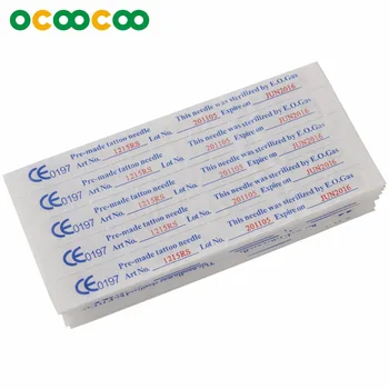 

50PCS 15RS Round Shader Tattoo Needles Disposable Sterilized Individual Package 304 Medical Stainless Steel with RoHS -RS Series