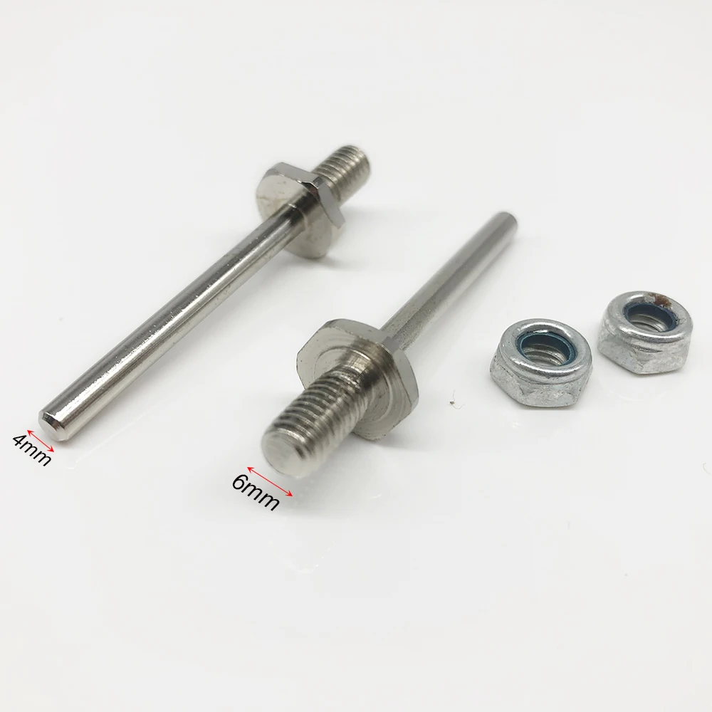

2pcs/set Stainless Steel Wheel Shaft Bolt M6xD4x40mm for RC Airplane Model