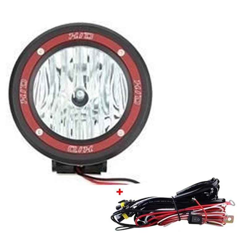 

4" Build-in Xenon 55W H3 HID Driving Work Lamp Spot Beam Light Off-Road Rally Round Fog Light Lamp - Fits Truck SUV Jeep ATV