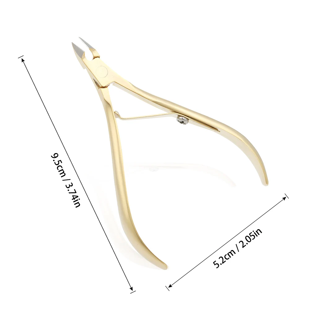 Профессиональный инструмент для удаления кутикулы, триммирующие кусачки для ногтей из нержавеющей стали, средство для удаления кутикулы, машинка для стрижки педикюра, инструменты для маникюра