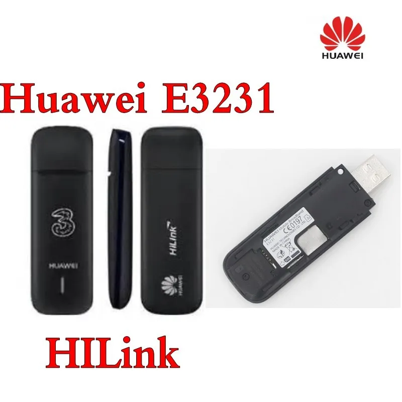 Лот из 10 шт. huawei E3231 USB модем HSDPA 21 Мбит новый бренд-черный