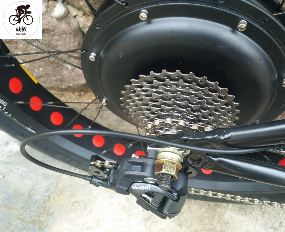 Top Kalosse 48V 1000W 26*4.0 tires Beach bicycle electrical snow bike electric mountain bike 27 speed M4000 12 Top Kalosse 48V 1000W 26*4.0 tires Beach bicycle electrical snow bike electric mountain bike 27 speed M4000 12