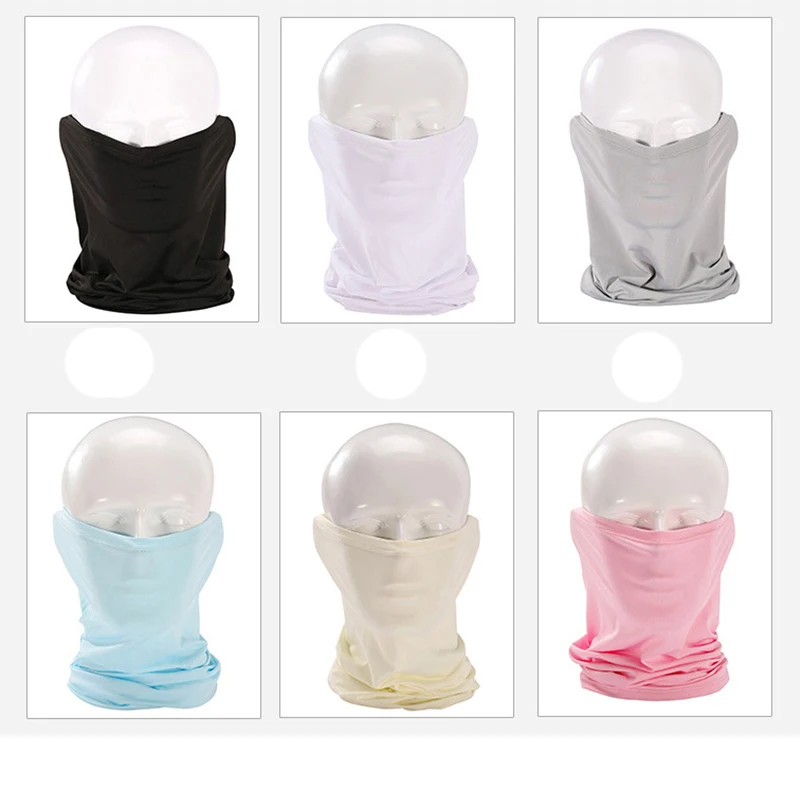 New Ice Silk Headscarf Camouflage Neck Mask Outdoor Riding Multifunctional Sunscreen a | Спорт и развлечения