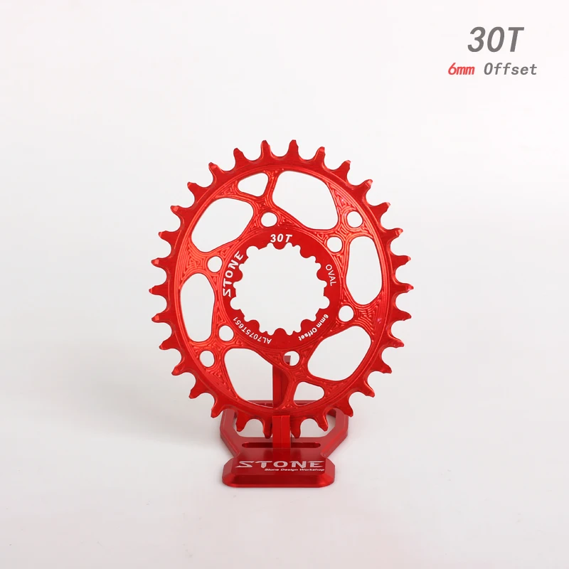 6 мм offse tOval Chainring для GXP xx1 Eagle GX X01 X0 X9 S ram 1x система Кривошип узкий широкий