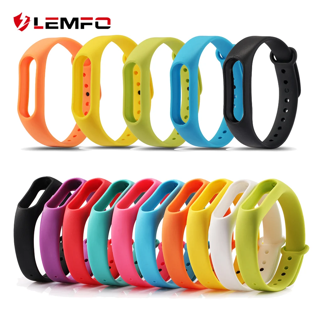 LEMFO смарт аксессуары для mi Band 2 ремешок цветной силиконовый браслет Xiao band ремни|for