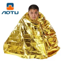 10 шт. 210*140 см Открытый водонепроницаемый для спасения при аварийной ситуации одеяло туристический кемпинг палатка поход выживания первой помощи инструмент термоодеяло