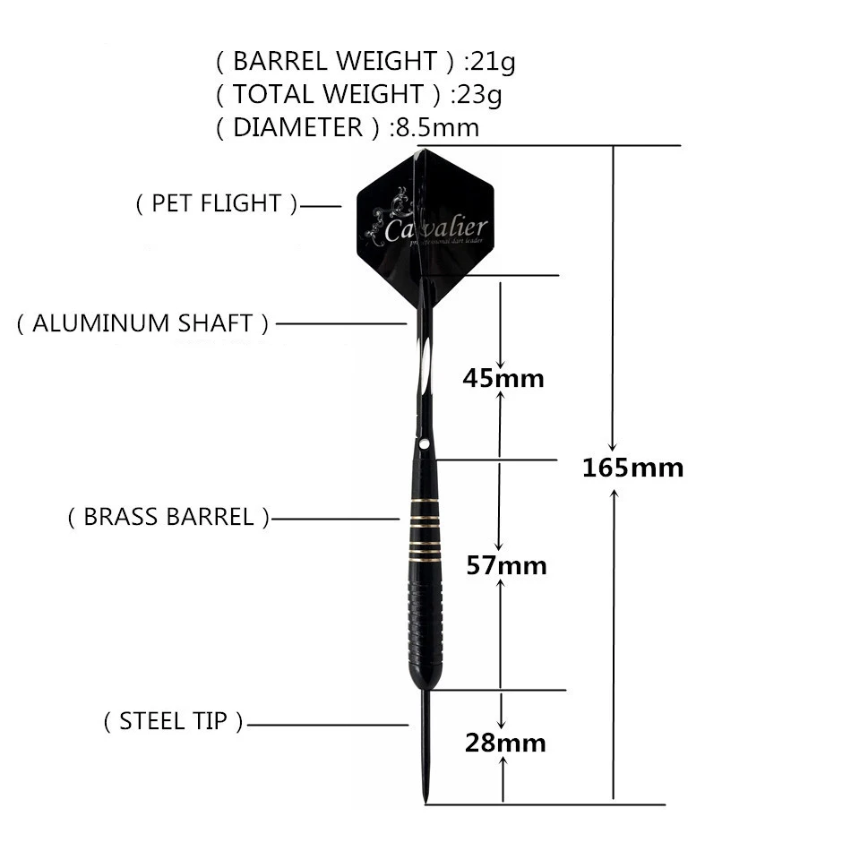 3 шт./компл. профессиональные дротики 23g резной полюс черные дротики со стальными наконечниками алюминиевое дерево красивые Дартс полеты спортивные игры