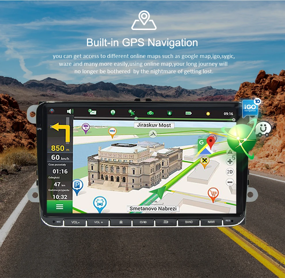 Cheap IPS Screen 1Din For Volkswagen Polo Golf Passat Eos Rabbit Scirocco Tiguan Jetta Altea Leon Toledo Fabia Yeti 3