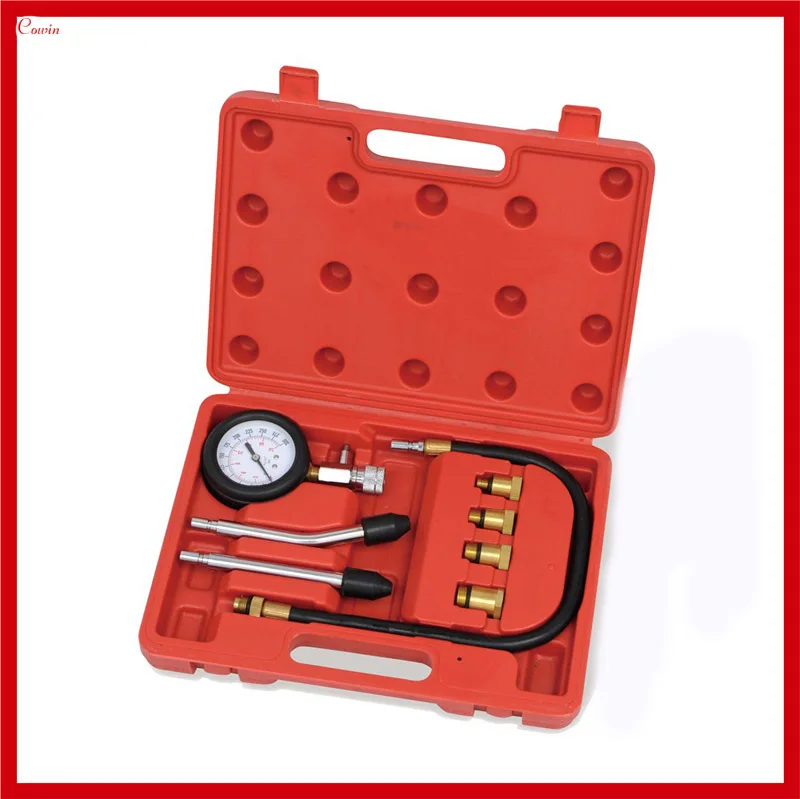 New Universal 2 Fuction Car Engine Cylinder Pressure Compression Tester