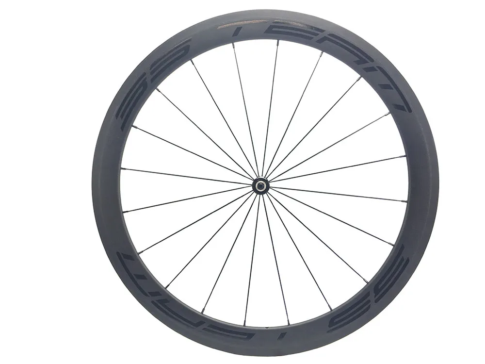 Flash Deal Painting DIY Road Carbon Wheels 50mm Bicycles Wheel 23mm Novatec Powerway, Ceramic Hub 700c Pillar PSR 1432/Mac Spokes 700C 4
