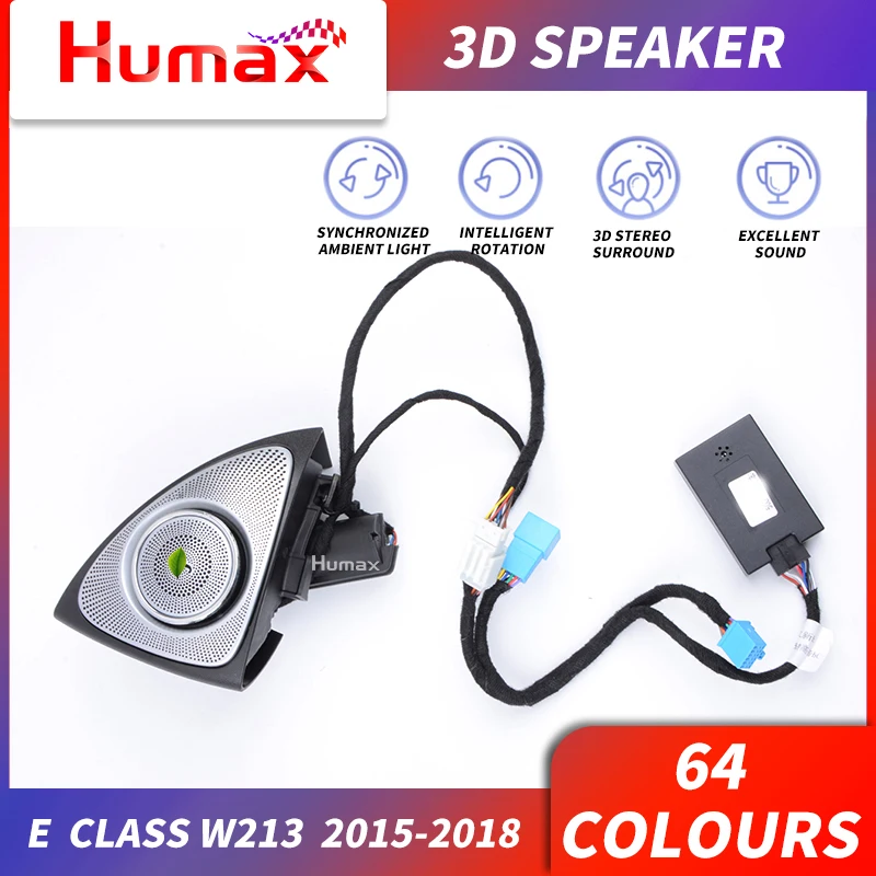  For Mercedes E class w213 3D rotating speaker sound Audio Speaker Rotating treble audio 2015+ car a
