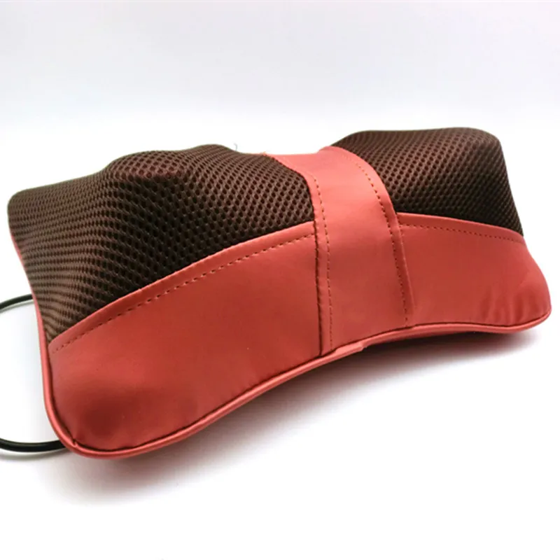 Расслабляющее плечо Талия шейный массажер подушка нагревание разминание вибрирующее сиденье автомобиля чехлы массажная подушка шиацу
