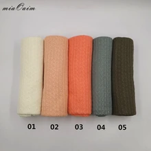 5 шт./лот 75*50 см вязаная обертка для новорожденных фотография фото реквизит для пеленания обертывание одеяло для детской фотографии