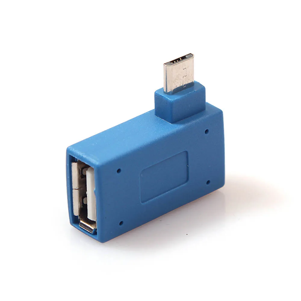 Micro USB 2.0 OTG Host Adapter with USB Power for Cell Phone Tablet