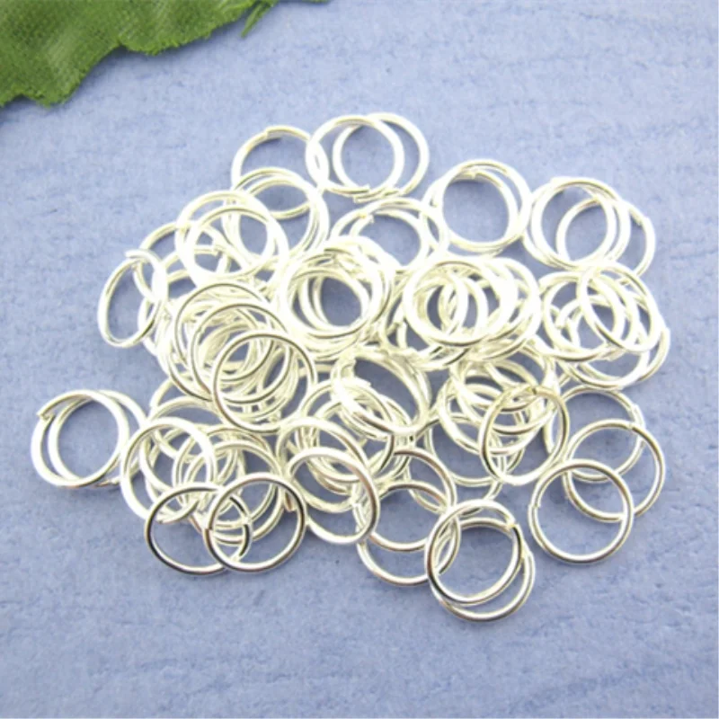 DoreenBeads 600 шт серебряных цветов открытые кольца диаметр 7 мм. (B00370)|jump rings 7mm|jump ringsopen