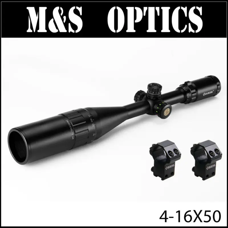 

MARCOOL 4-16X50 Red Green Mil Dot Sights Reticel Airsoft Air Guns Hunting Optical Sight Riflescope Scope With Sunshade & Mount
