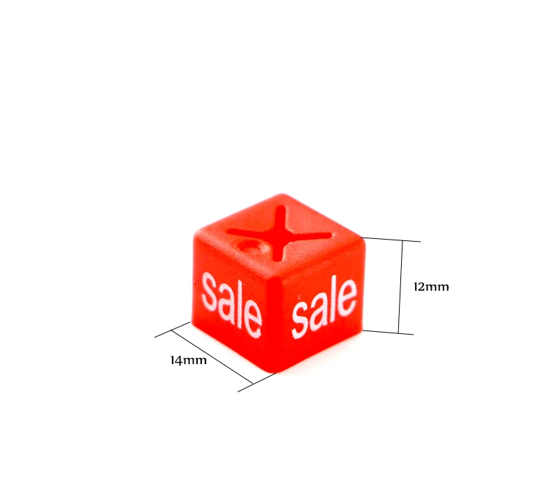 

Colored Plastic Size Marker Hot Sale Perprinted Garment Lable Square Size Marker Tags For Hangers