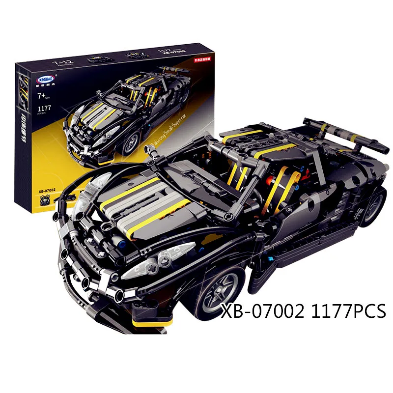 

IN STOCK XingBao 07002 Block 1177Pcs MOC Series The Balisong small Supercar Set children Educational Building Blocks Bricks Toys