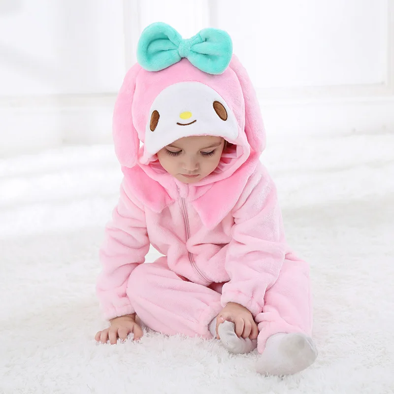 ZSIIBO Мода Onesie детская пижама с животными детский фланелевый Единорог мальчики