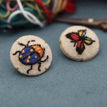 

DIY Ribbons Brooch Embroidery for Beginner Needlework Practice Kits Cross Stitch Sets Swing Art Gift Home Decoration Meet Sets