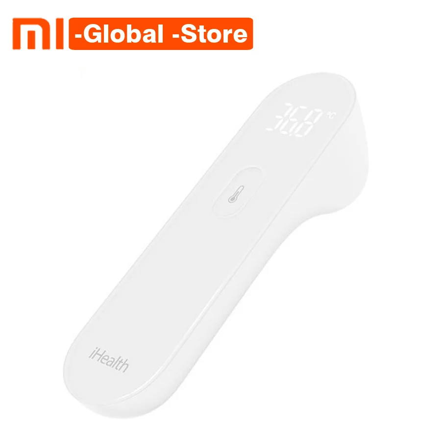 

Original Xiaomi Mijia iHealth Thermometer Accurate Digital Fever Infrared Clinical Thermometer Non Contact Measurement LED Shown