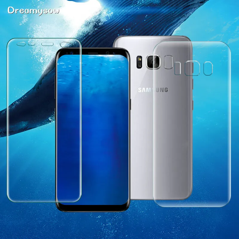 

2PCs 3D Curved HD Soft PET Film For Samsung S9 Plus S7 Edge Note8 S8 Plus Screen Protector Cover For Galaxy Note8