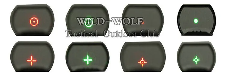 Vermelho e Verde Trilho de 20mm para a Caça Tactical Retículo Ponto Iluminado Reflexo Vista Laser Touch-tone Escopo Picatinny Weaver 4 13 weaver trilho de 20mm para a caça