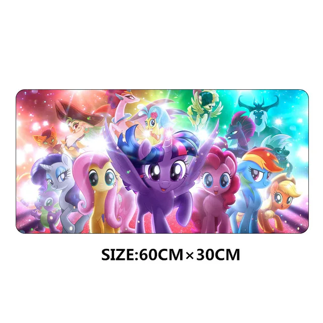 Большой коврик для мыши, 60*30 см, XL, My Little Pony, игровой коврик с героями мультфильмов, Лидер продаж, коврик для мыши для компьютера, ноутбука, настольные коврики - Цвет: 2